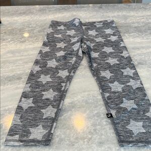 Terez Gray Star Print Leggings never worn